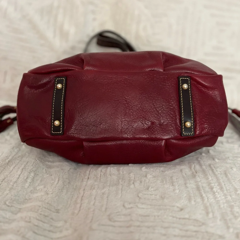 Dooney & Bourke Burgundy Satchel - Picture 3 of 4